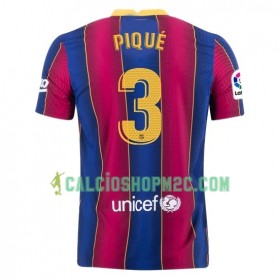 FC Barcellona PIQUE 3 Maglia Prima 2020/2021 Manica Corta